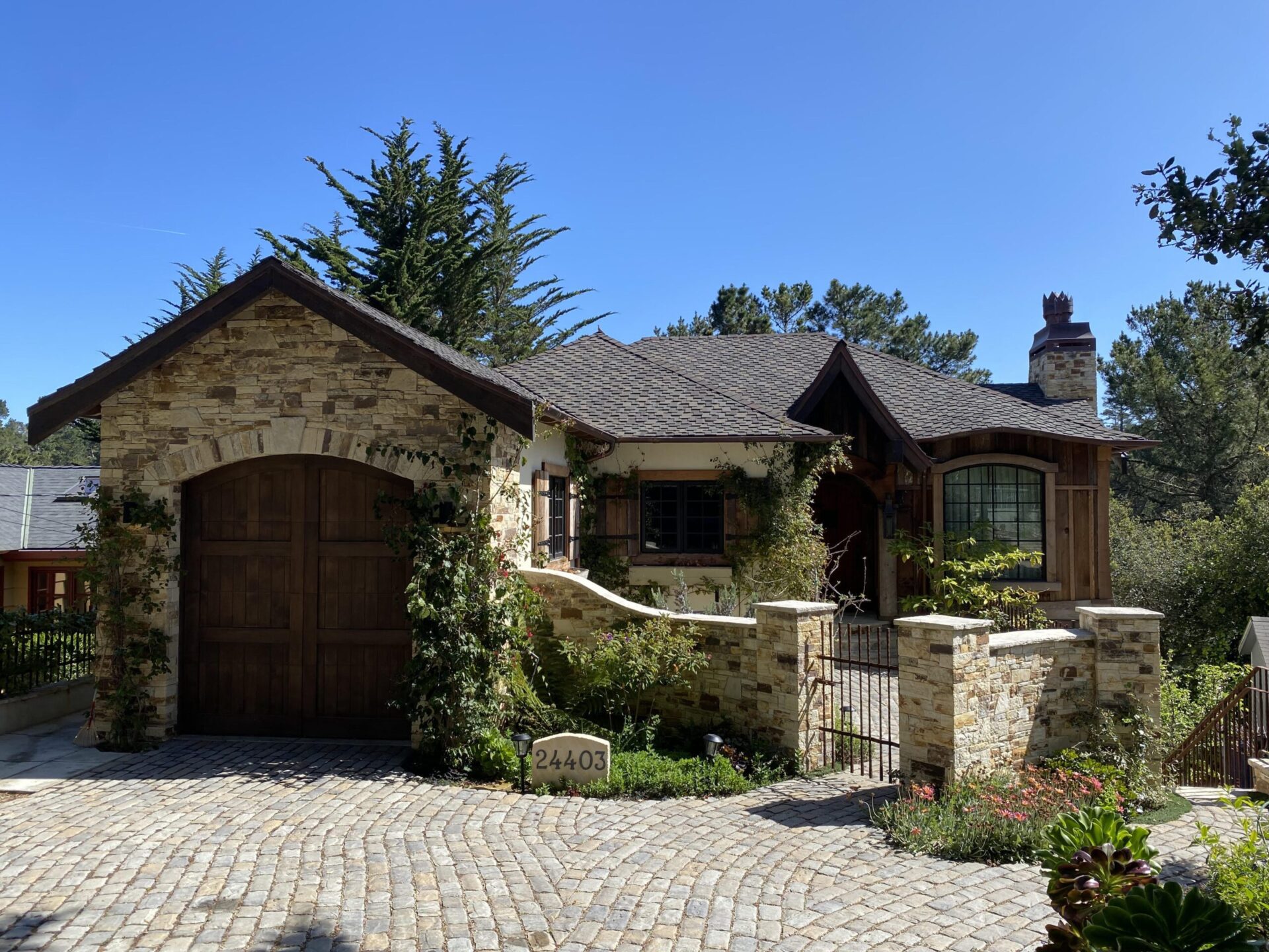 Carmel Custom Home with Stonework