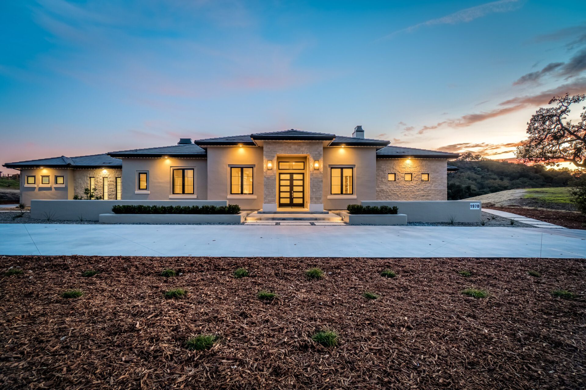 Custom built house in Templeton
