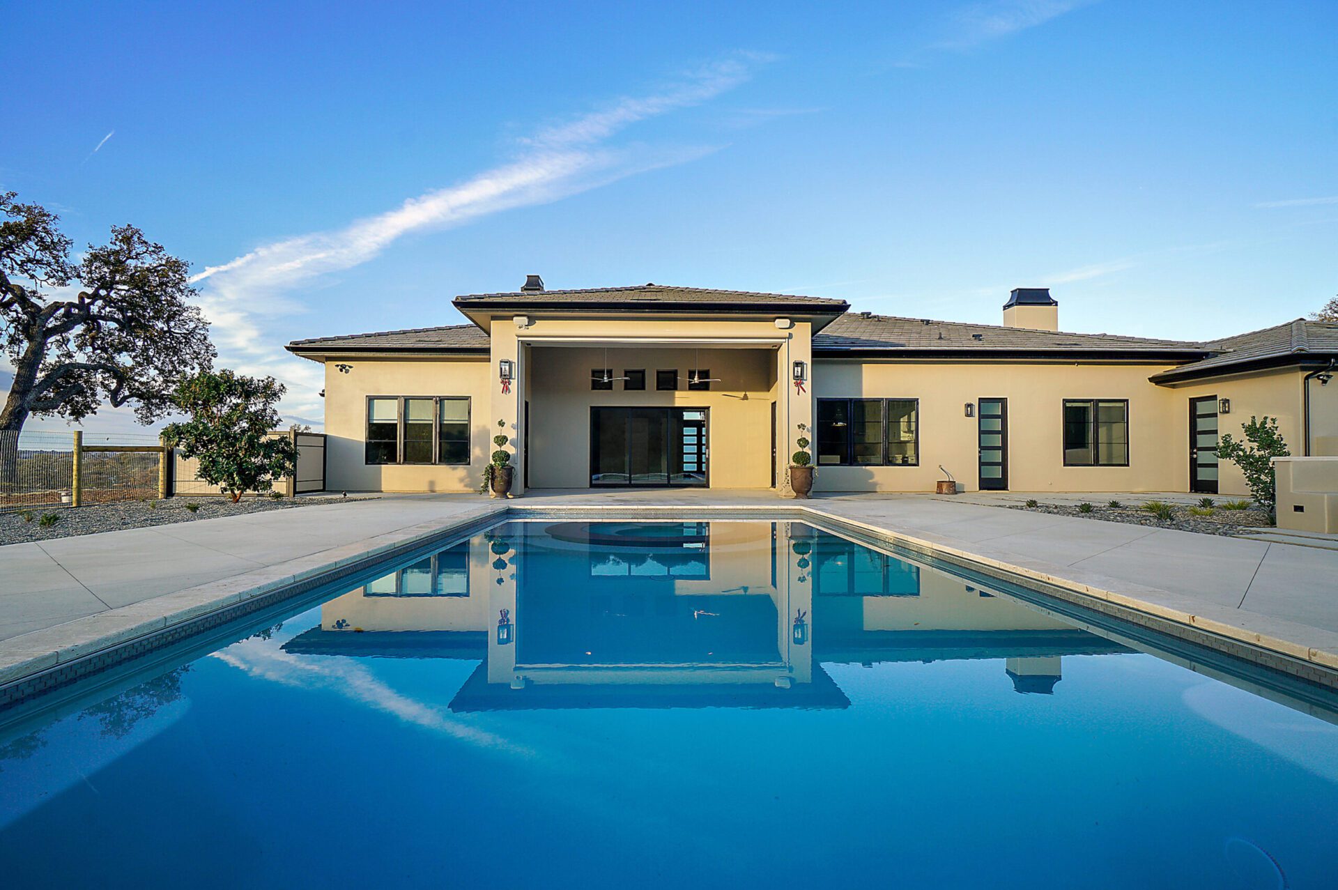 Templeton custom home with pool